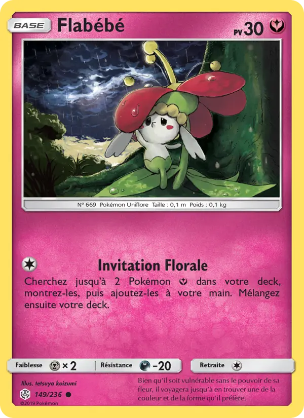 Flabébé — carte 149 de l’extension Éclipse Cosmique
