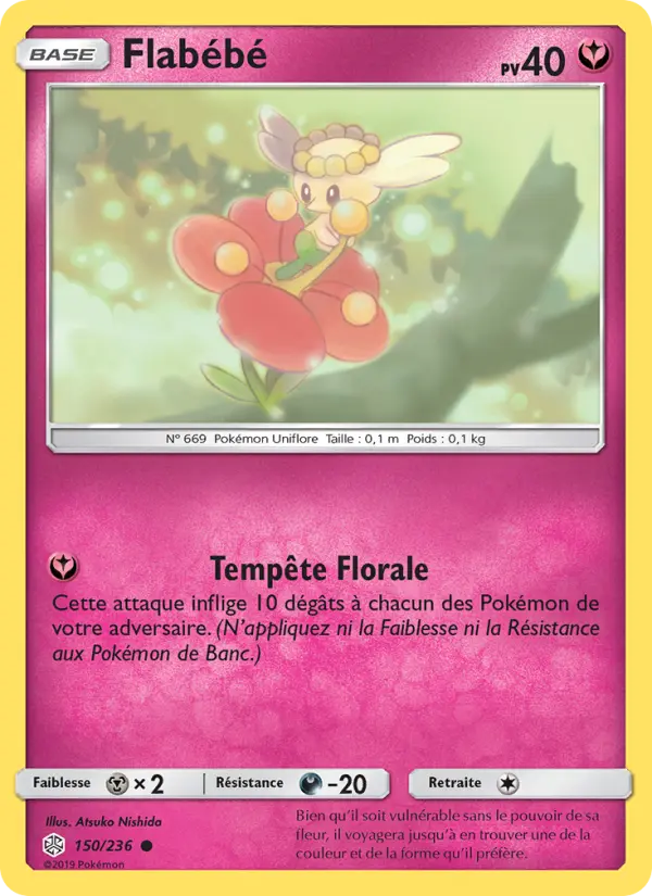 Flabébé — carte 150 de l’extension Éclipse Cosmique