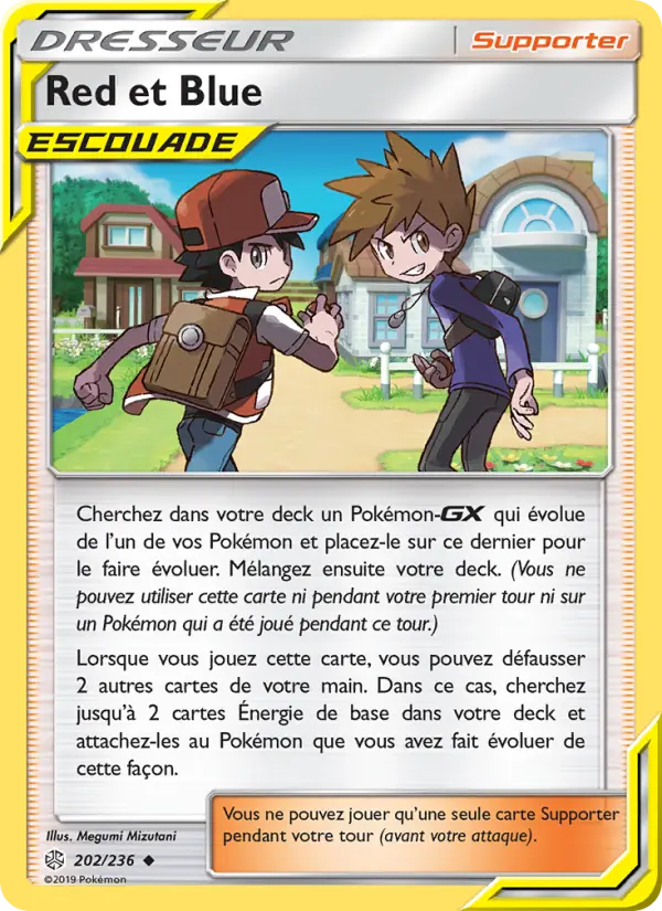 Red et Blue — carte 202 de l’extension Éclipse Cosmique