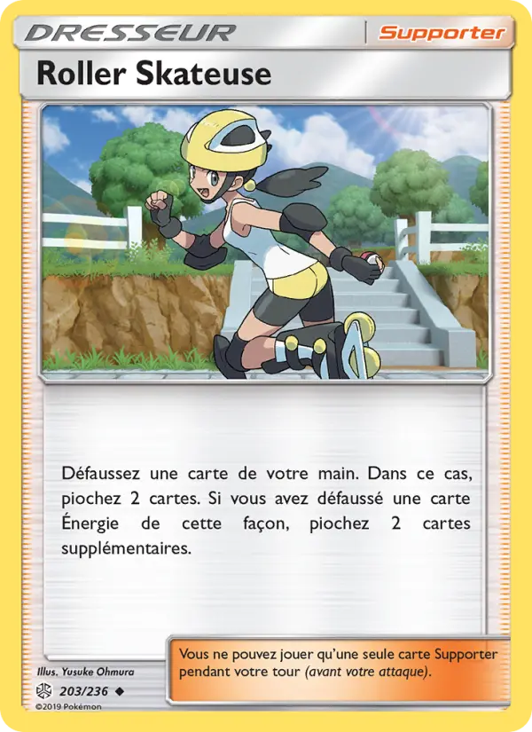 Roller Skateuse — carte 203 de l’extension Éclipse Cosmique