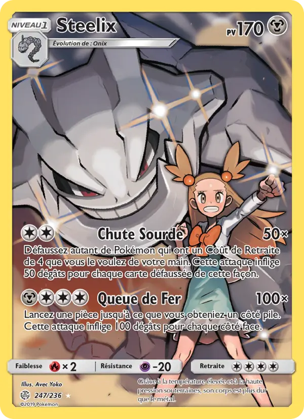 Steelix — carte 247 de l’extension Éclipse Cosmique
