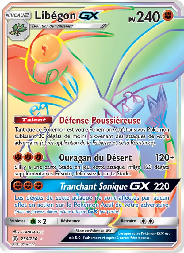 Libégon GX — carte 256 de l’extension Éclipse Cosmique