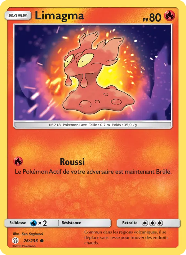 Limagma — carte 26 de l’extension Éclipse Cosmique