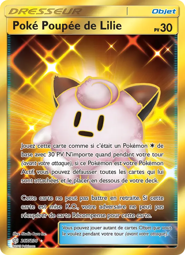 Poké Poupée de Lilie — carte 267 de l’extension Éclipse Cosmique