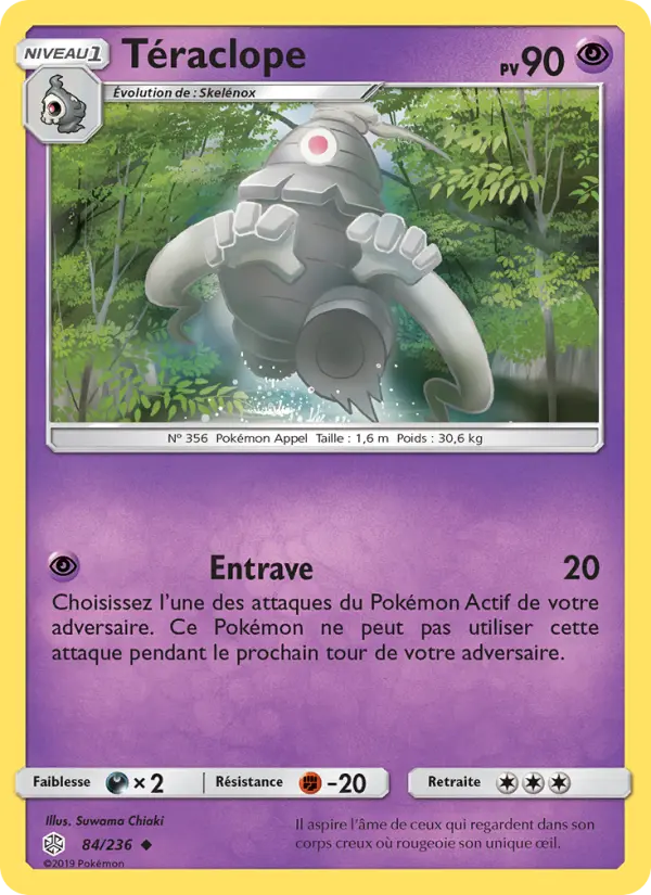 Téraclope — carte 84 de l’extension Éclipse Cosmique
