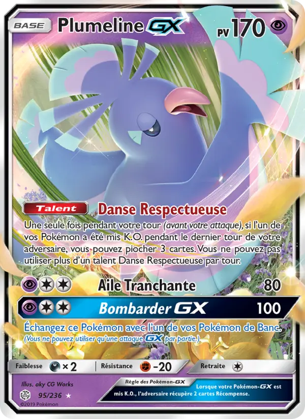 Plumeline GX — carte 95 de l’extension Éclipse Cosmique
