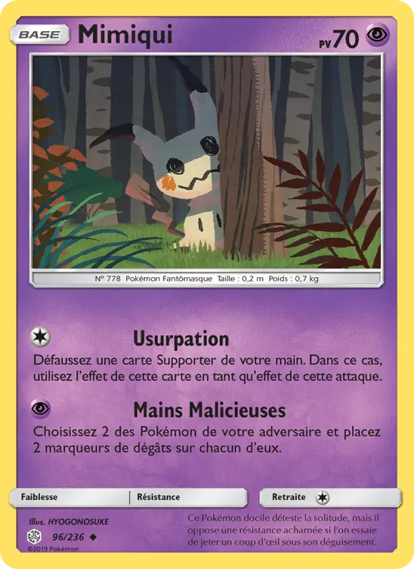 Mimiqui — carte 96 de l’extension Éclipse Cosmique
