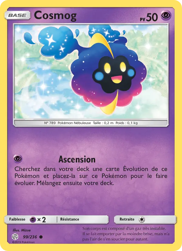 Cosmog — carte 99 de l’extension Éclipse Cosmique