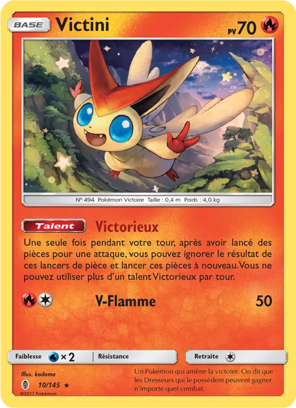 Victini — carte 10 de l’extension Gardiens Ascendants