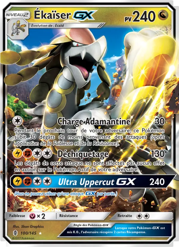 Ékaïser GX — carte 100 de l’extension Gardiens Ascendants