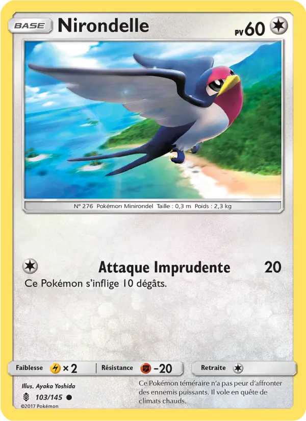 Nirondelle — carte 103 de l’extension Gardiens Ascendants