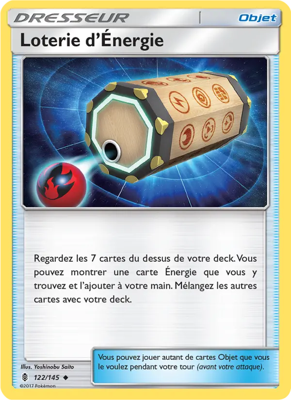 Loterie d’Énergie — carte 122 de l’extension Gardiens Ascendants