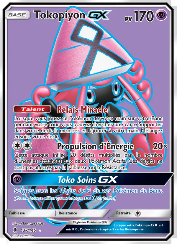 Tokopiyon GX — carte 137 de l’extension Gardiens Ascendants