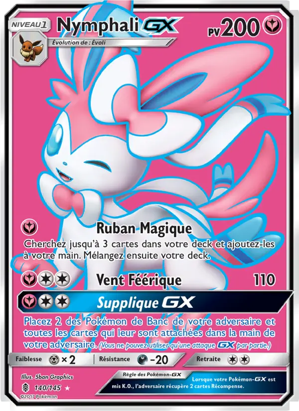Nymphali GX — carte 140 de l’extension Gardiens Ascendants