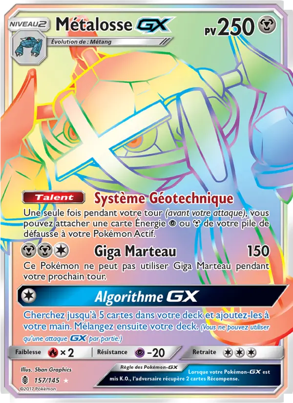 Métalosse GX — carte 157 de l’extension Gardiens Ascendants