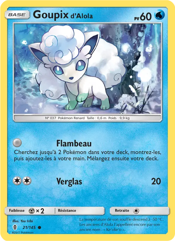 Goupix d’Alola — carte 21 de l’extension Gardiens Ascendants