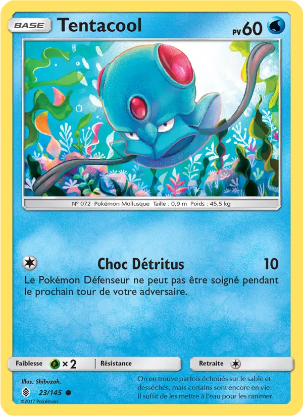 Tentacool — carte 23 de l’extension Gardiens Ascendants