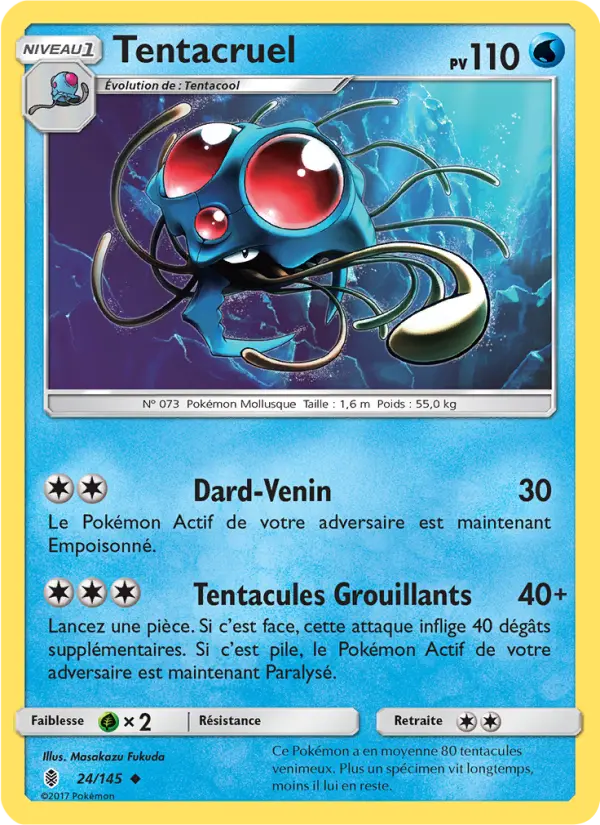 Tentacruel — carte 24 de l’extension Gardiens Ascendants