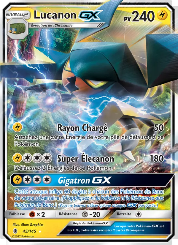 Lucanon GX — carte 45 de l’extension Gardiens Ascendants