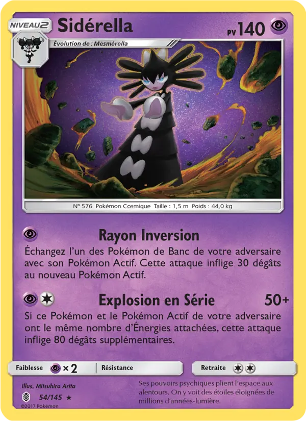 Sidérella — carte 54 de l’extension Gardiens Ascendants