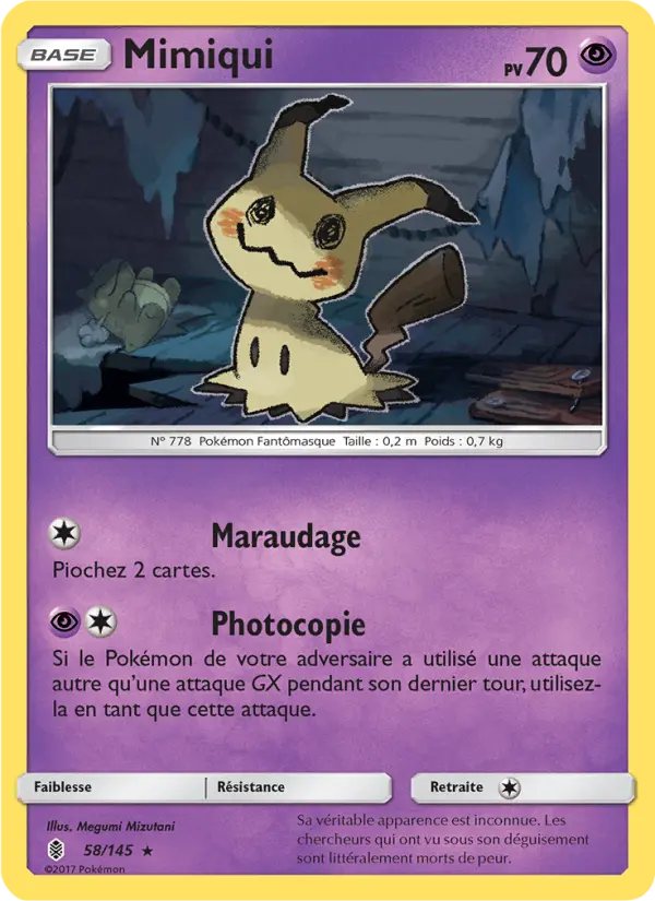 Mimiqui — carte 58 de l’extension Gardiens Ascendants