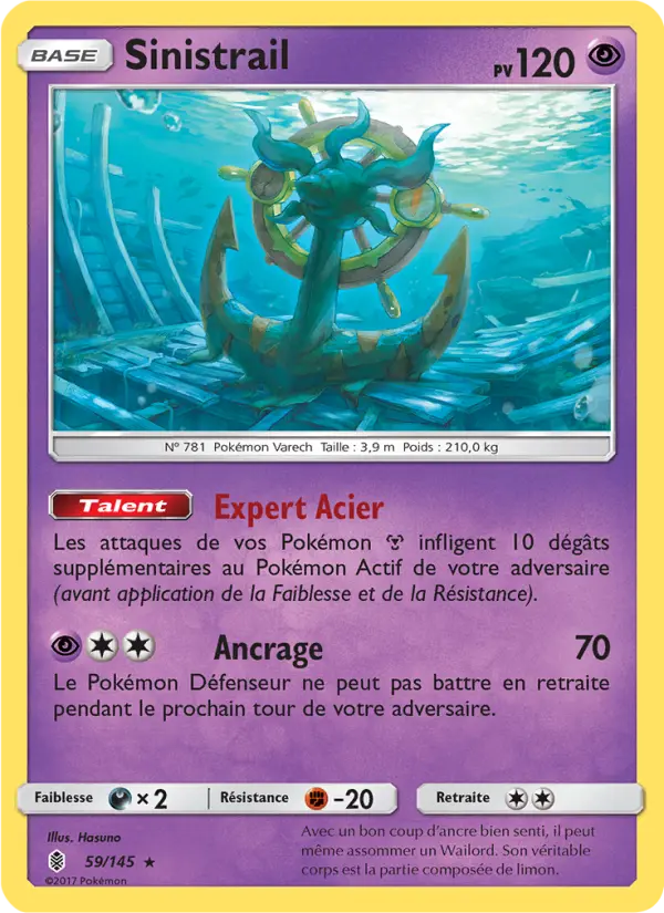 Sinistrail — carte 59 de l’extension Gardiens Ascendants