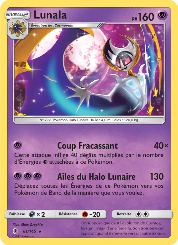 Lunala — carte 61 de l’extension Gardiens Ascendants