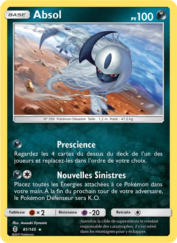 Absol — carte 81 de l’extension Gardiens Ascendants