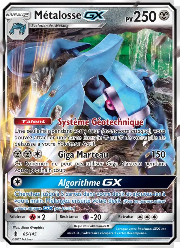 Métalosse GX — carte 85 de l’extension Gardiens Ascendants