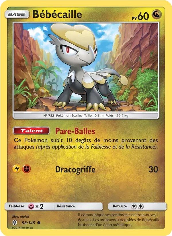 Bébécaille — carte 98 de l’extension Gardiens Ascendants