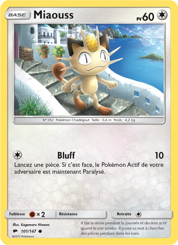 Miaouss — carte 101 de l’extension Ombres Ardentes