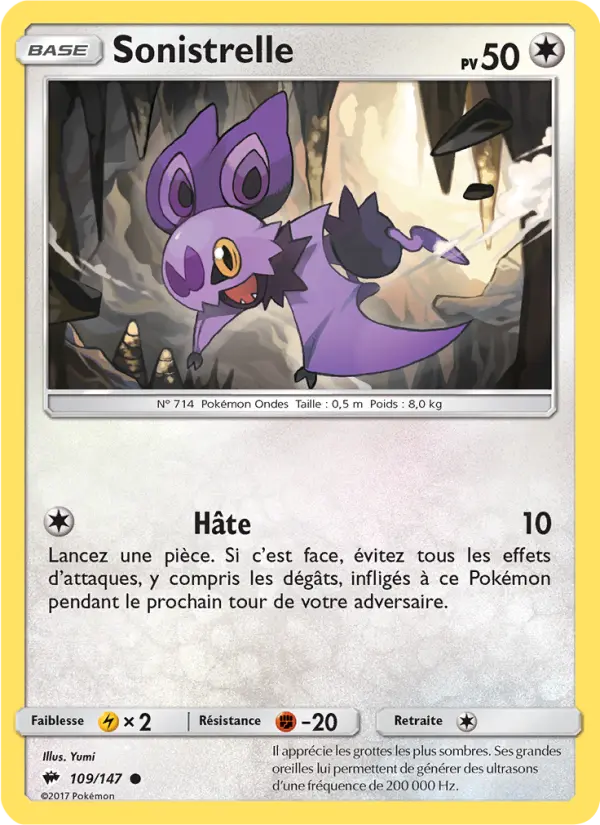 Sonistrelle — carte 109 de l’extension Ombres Ardentes