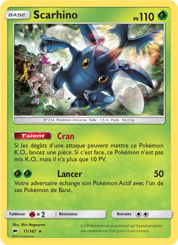 Scarhino — carte 11 de l’extension Ombres Ardentes