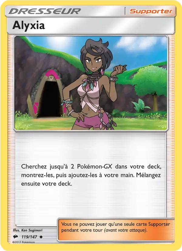 Alyxia — carte 119 de l’extension Ombres Ardentes