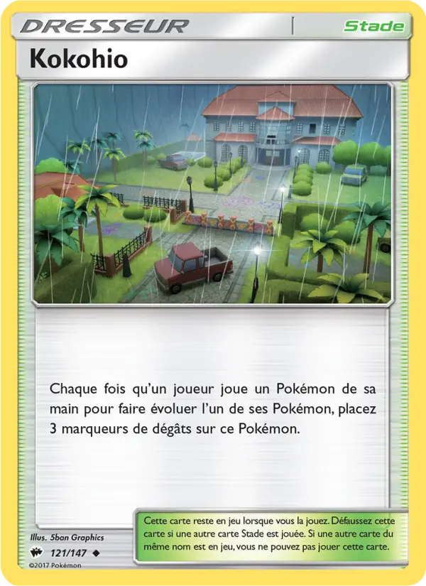 Kokohio — carte 121 de l’extension Ombres Ardentes