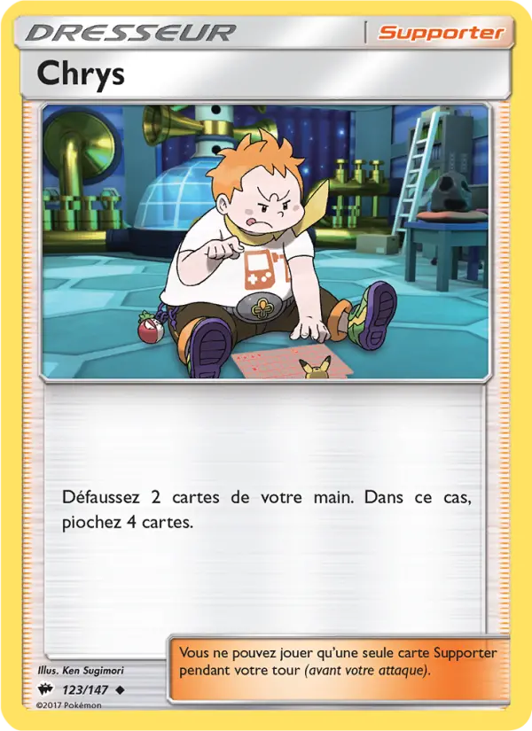 Chrys — carte 123 de l’extension Ombres Ardentes