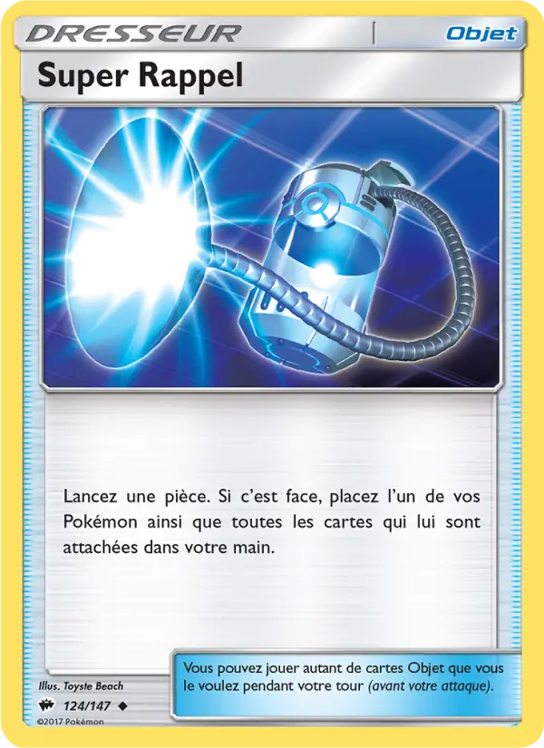 Super Rappel — carte 124 de l’extension Ombres Ardentes
