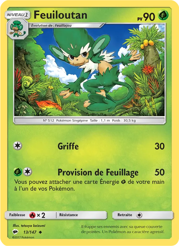 Feuiloutan — carte 13 de l’extension Ombres Ardentes