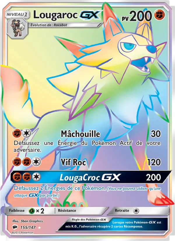 Lougaroc GX — carte 155 de l’extension Ombres Ardentes