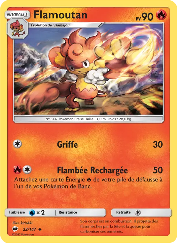Flamoutan — carte 23 de l’extension Ombres Ardentes