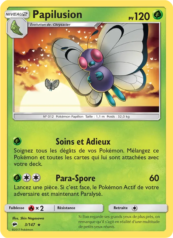 Papilusion — carte 3 de l’extension Ombres Ardentes