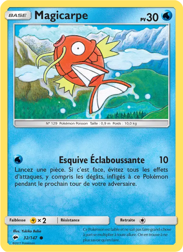 Magicarpe — carte 32 de l’extension Ombres Ardentes