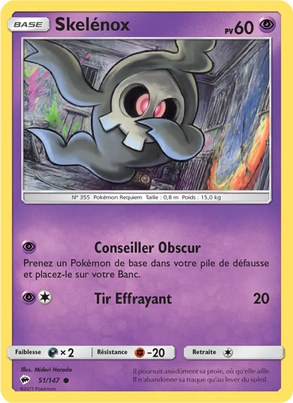 Skelénox — carte 51 de l’extension Ombres Ardentes