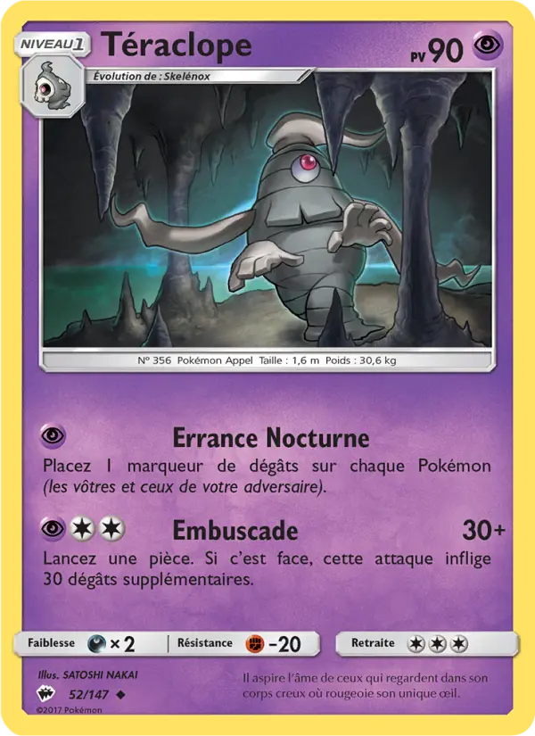 Téraclope — carte 52 de l’extension Ombres Ardentes