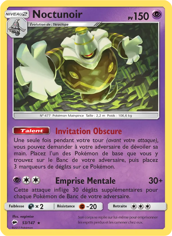 Noctunoir — carte 53 de l’extension Ombres Ardentes