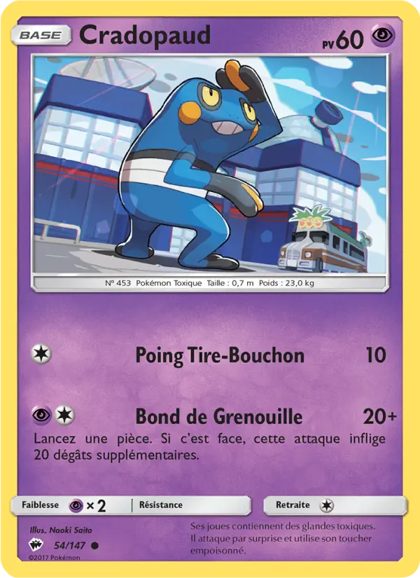 Cradopaud — carte 54 de l’extension Ombres Ardentes