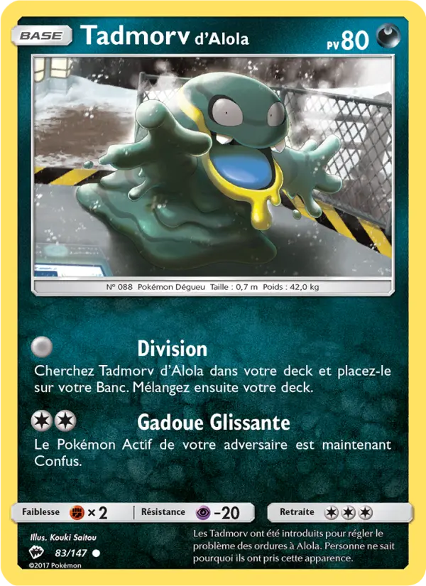 Tadmorv d’Alola — carte 83 de l’extension Ombres Ardentes