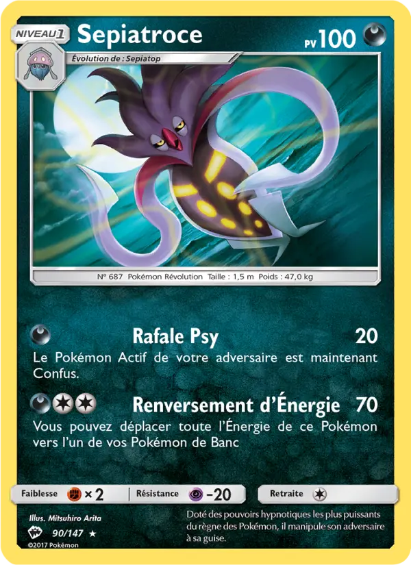 Sepiatroce — carte 90 de l’extension Ombres Ardentes