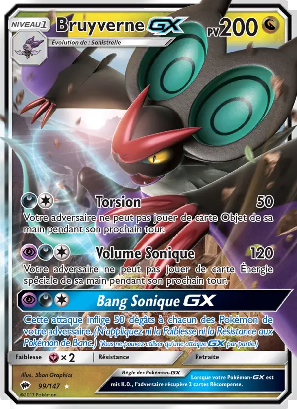 Bruyverne GX — carte 99 de l’extension Ombres Ardentes