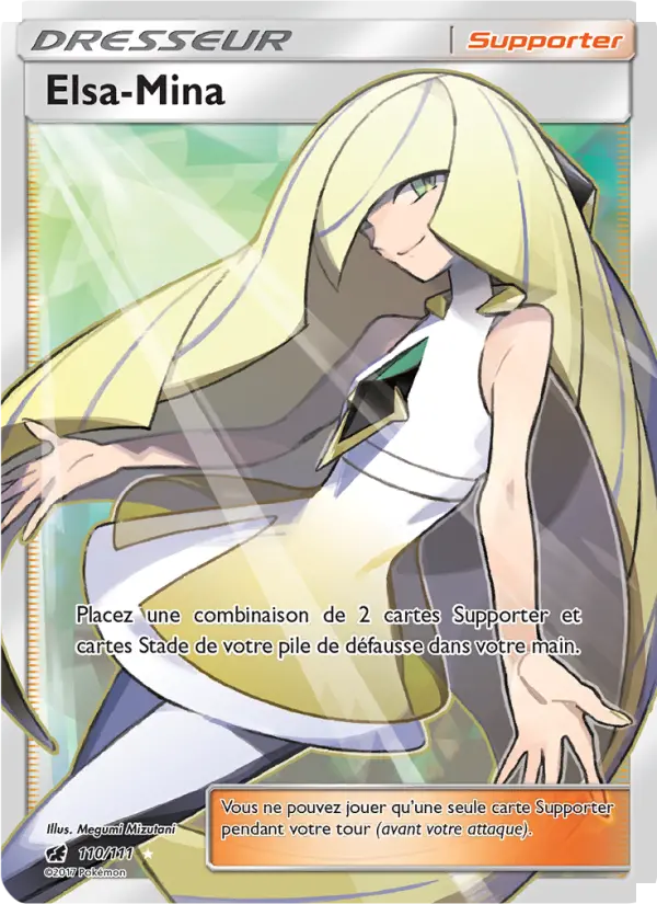 Elsa-Mina — carte 110 de l’extension Invasion Carmin